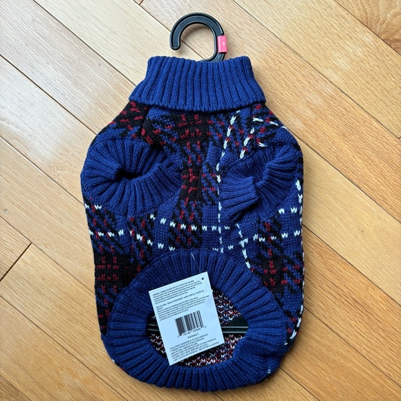 NWT Bailey & Bella Knit Tartan Dog Sweater - Picture 2 of 4